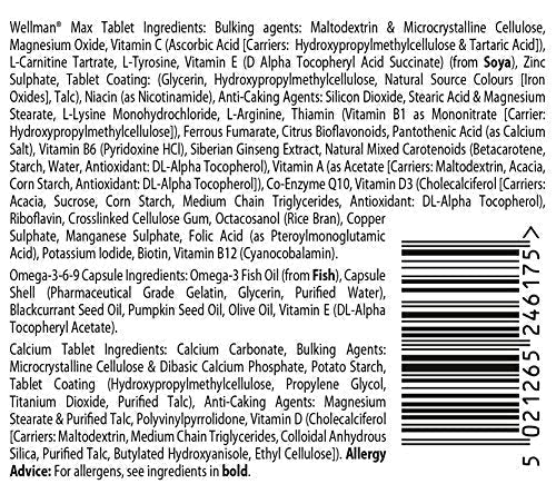 Vitabiotics Wellman Max - 84 Tablets/Capsules - Maple Wellness Supplements