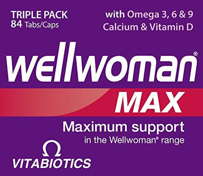 Vitabiotics Wellwoman Max, 84 Capsules - Maple Wellness Supplements