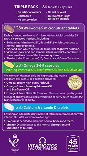 Vitabiotics Wellwoman Max, 84 Capsules - Maple Wellness Supplements