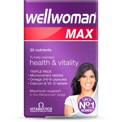 Vitabiotics Wellwoman Max, 84 Capsules - Maple Wellness Supplements