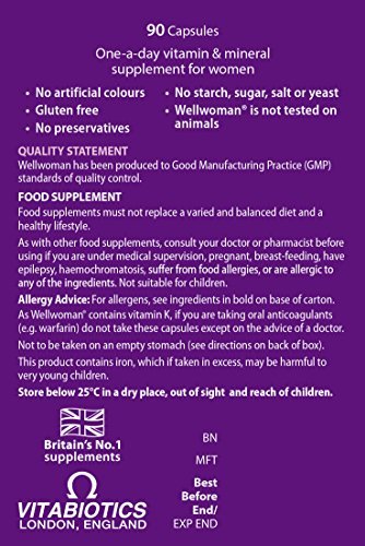 Vitabiotics Wellwoman Original - 90 Capsules - Maple Wellness Supplements