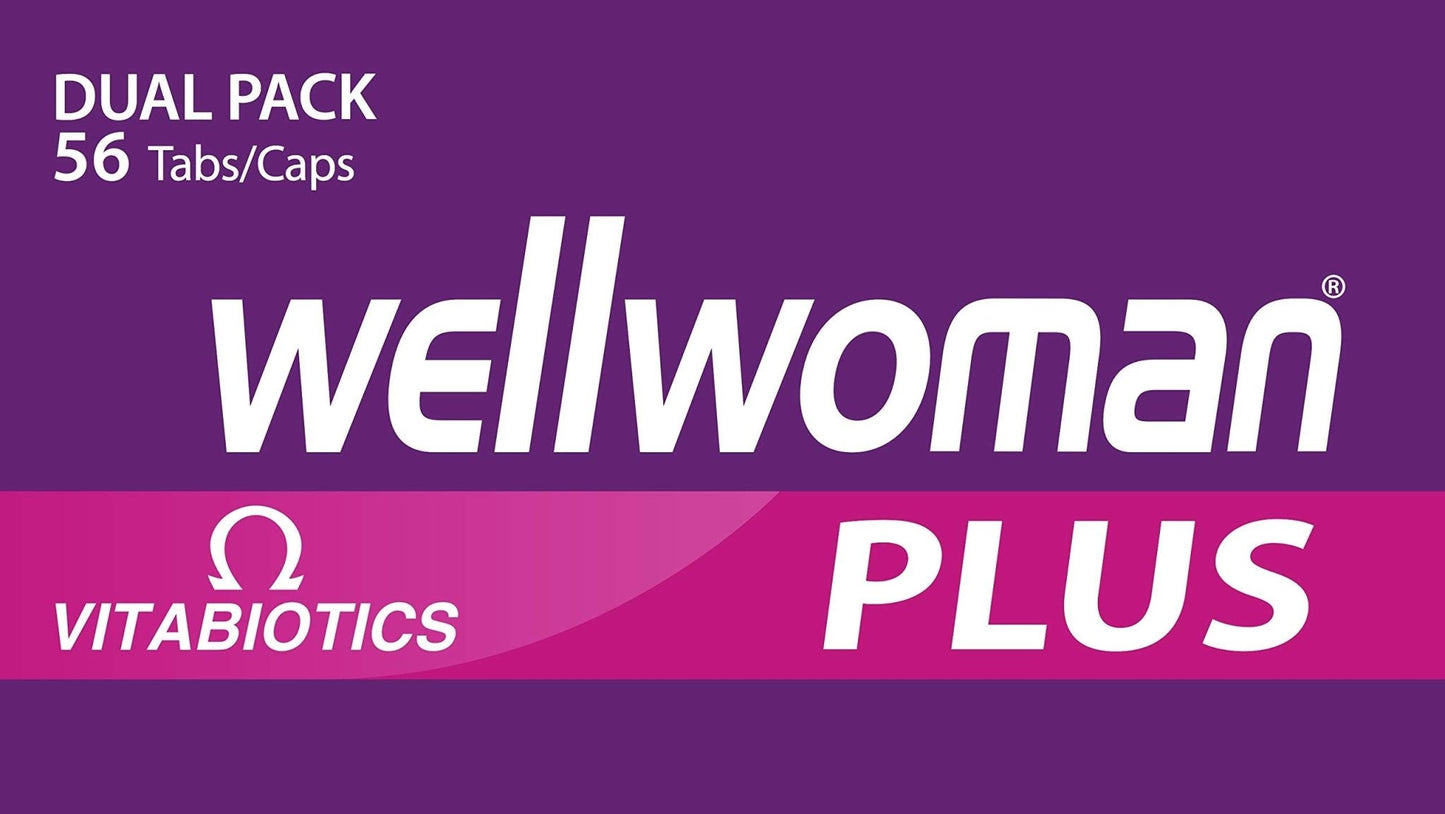 Vitabiotics Wellwoman Plus Omega 3 6 9 - 56 Tablets/Capsules - Maple Wellness Supplements