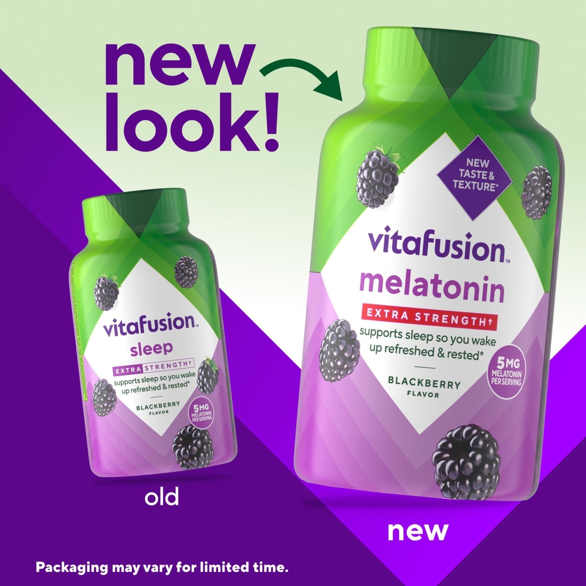 Vitafusion Extra Strength Melatonin Gummy Vitamins, 5mg, 120 ct Gummies - Maple Wellness Supplements