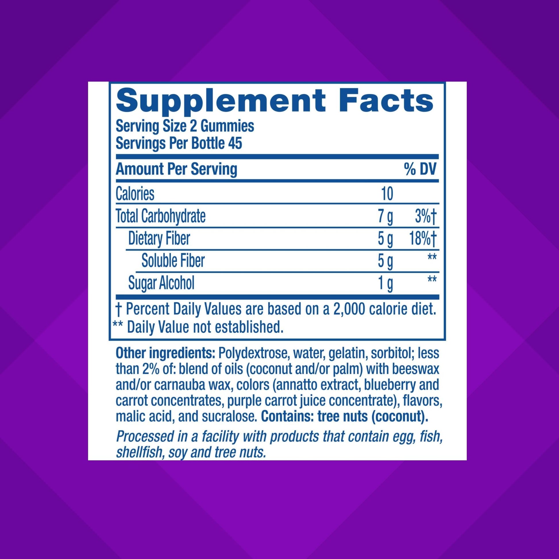 Vitafusion Fiber Well Gummy Vitamins, 90 Count (Packaging May Vary) - Maple Wellness Supplements