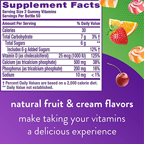 Vitafusion Fiber Well Sugar Free Fiber Supplement & Chewable Calcium Gummy Vitamins - Maple Wellness Supplements