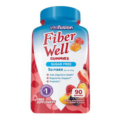 Vitafusion Fiber Well Sugar Free Fiber Supplement & Digestive Advantage Probiotic - Maple Wellness Supplements