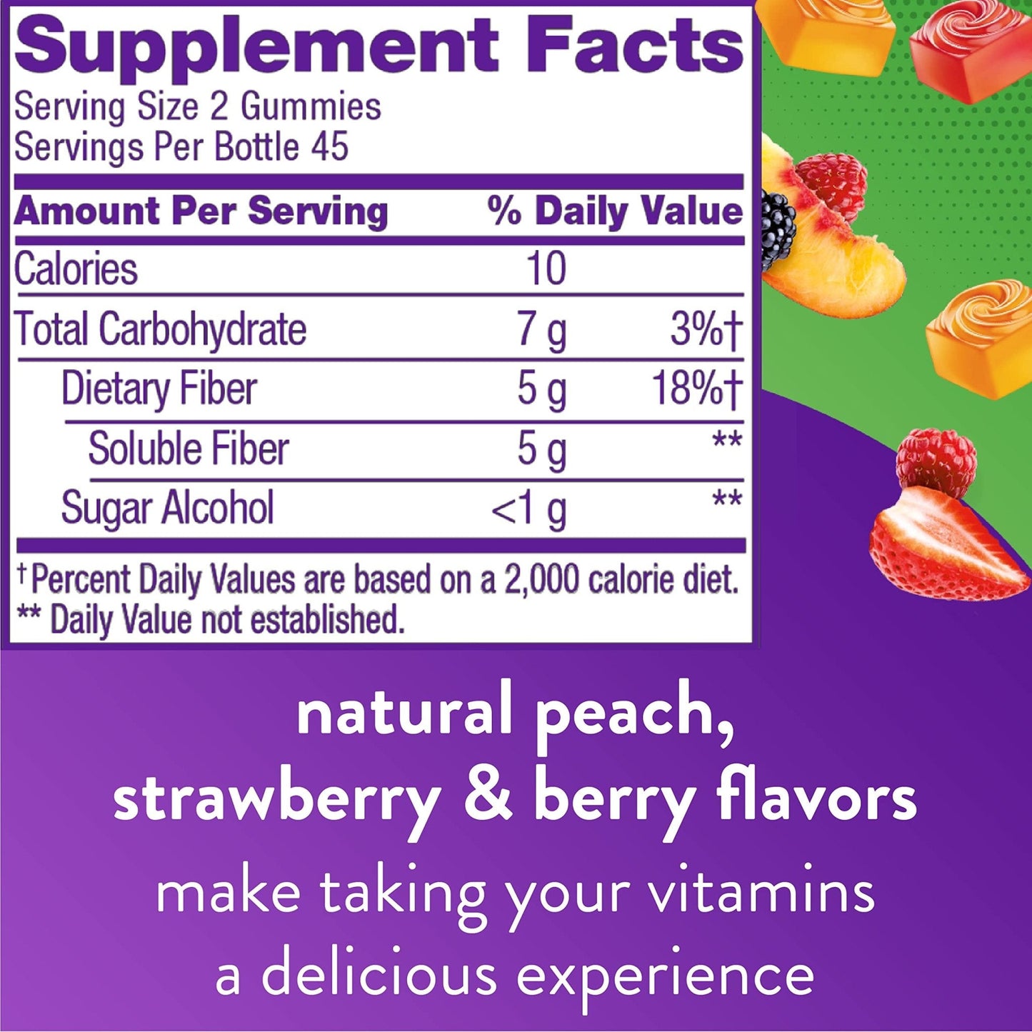 Vitafusion Fiber Well Sugar Free Fiber Supplement & Womens Multivitamin Gummies - Maple Wellness Supplements