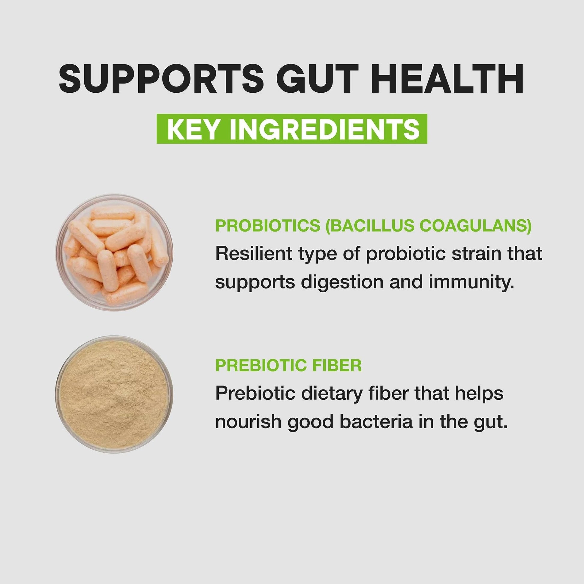 VitaHustle Probiotic Gummies + Prebiotics by Kevin Hart with Chicory Root Inulin Fiber - Maple Wellness Supplements