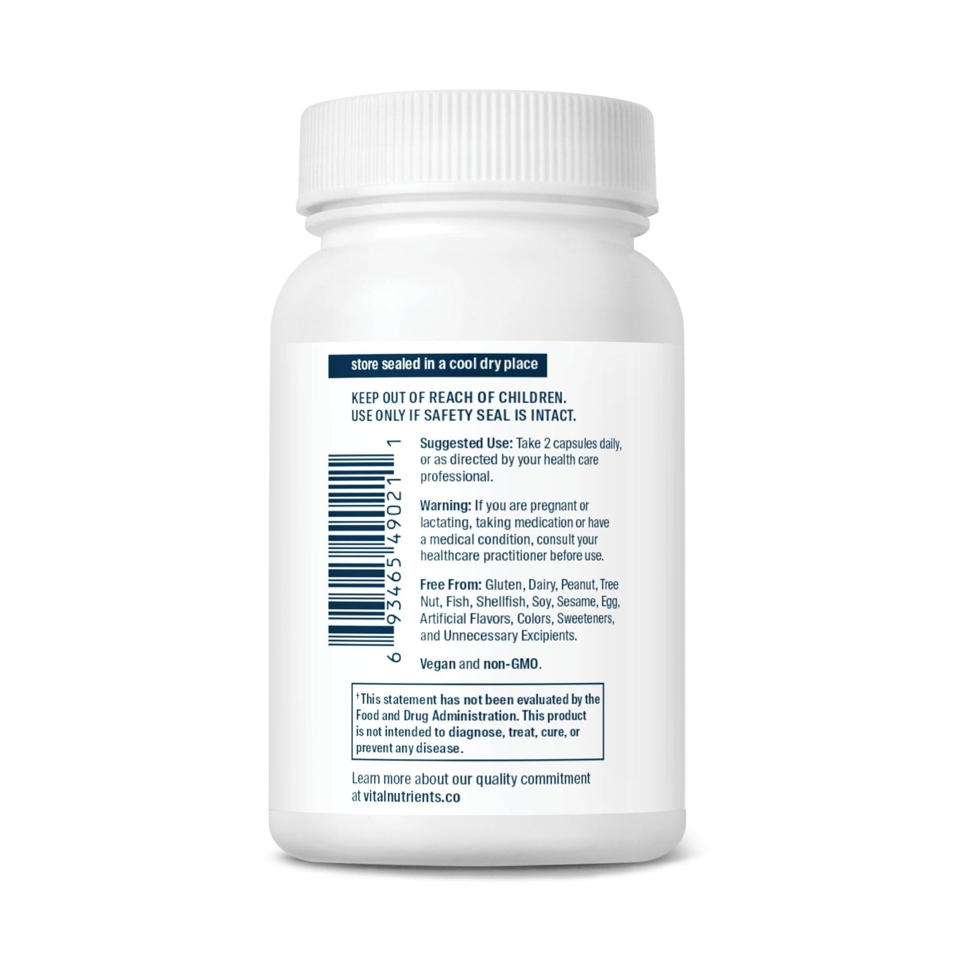 Vital Nutrients Cortisol Balance - Vegan Stress Relief Supplement - Cortisol Manager Supports Energy & Stress Levels - Ashwagandha & Magnesium for Relaxation - Gluten, Dairy, Soy Free - 30 Capsules - Maple Wellness Supplements