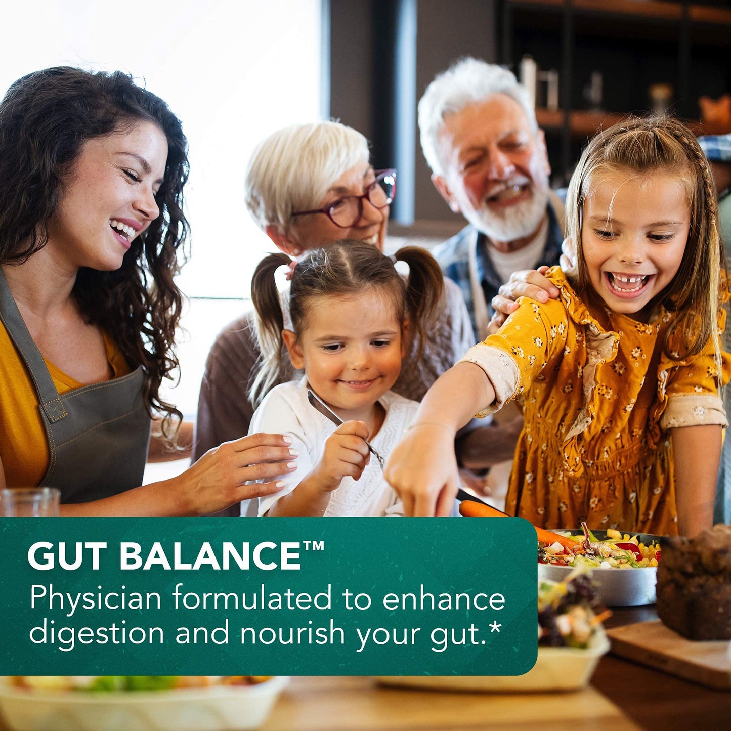 Vital Plan Gut Balance Supplement by Dr. Bill Rawls - Advanced Digestive Health Support Formula w/Clinical-Grade Slippery Elm Bark, Berberine & Dandelion Extract for Women & Men (180 Capsules) - Maple Wellness Supplements