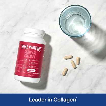 Vital Proteins Cartilage Collagen Pills, Type II Collagen & Chondroitin Sulfate Supplement for Recovery & Healthy Hair, Skin, Nails and Joints - Maple Wellness Supplements