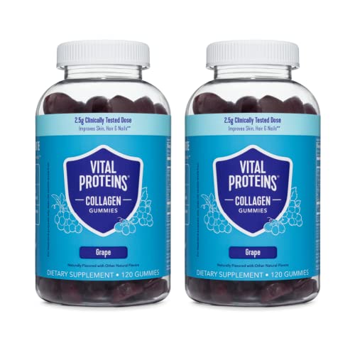 Vital Proteins Collagen Gummies, 2.5g of Clinically-Tested Collagen for Hair, Skin - Maple Wellness Supplements