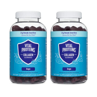Vital Proteins Collagen Gummies, 2.5g of Clinically-Tested Collagen for Hair, Skin - Maple Wellness Supplements