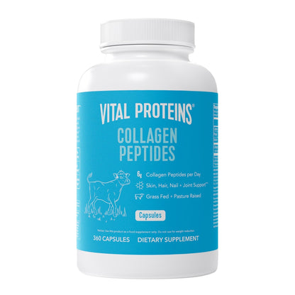 Vital Proteins Collagen Peptides Capsules for Women, Collagen Supplement 360 Capsules - Maple Wellness Supplements