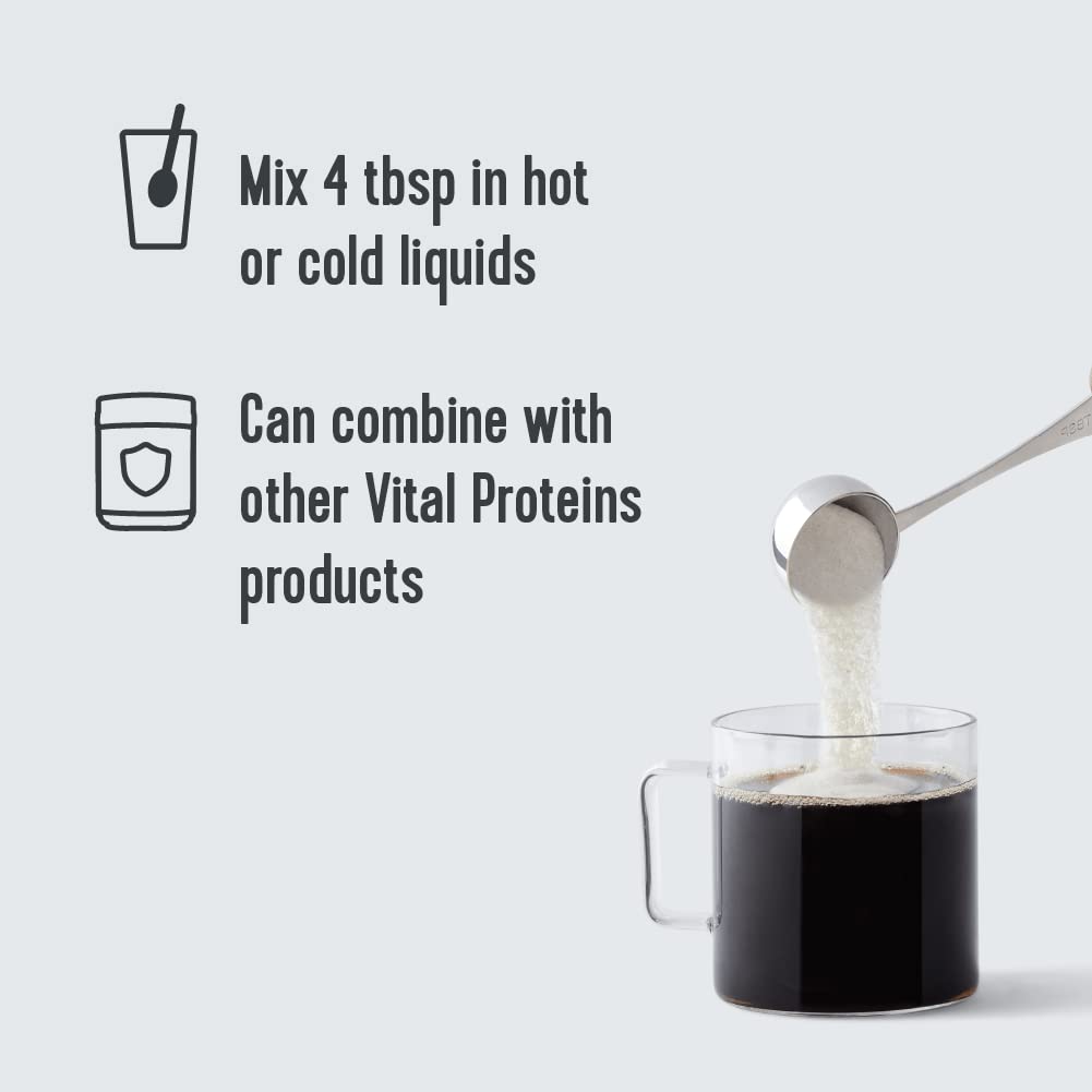 Vital Proteins Collagen Peptides Powder, Promotes Hair, Nail, Skin, Bone and Joint Health - Maple Wellness Supplements
