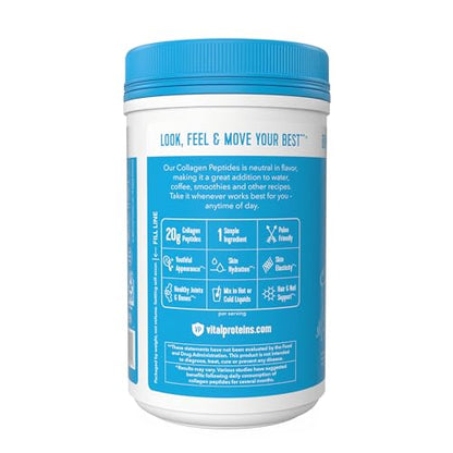 Vital Proteins Collagen Peptides Powder, Promotes Hair, Nail, Skin, Bone and Joint Health - Maple Wellness Supplements