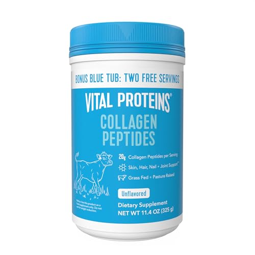 Vital Proteins Collagen Peptides Powder, Promotes Hair, Nail, Skin, Bone and Joint Health - Maple Wellness Supplements