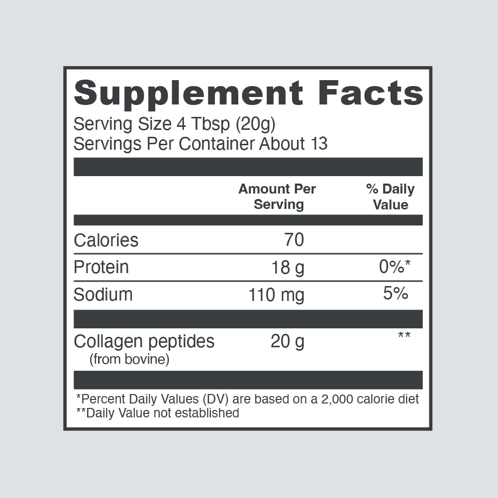 Vital Proteins Collagen Peptides Powder, Promotes Hair, Nail, Skin, Bone and Joint Health - Maple Wellness Supplements
