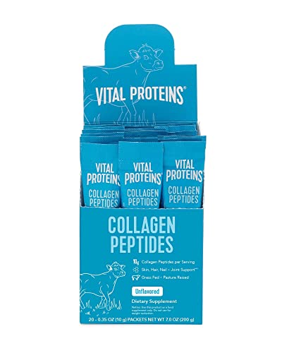 Vital Proteins Collagen Peptides Powder Supplement Travel Packs, Hydrolyzed Collagen - Maple Wellness Supplements