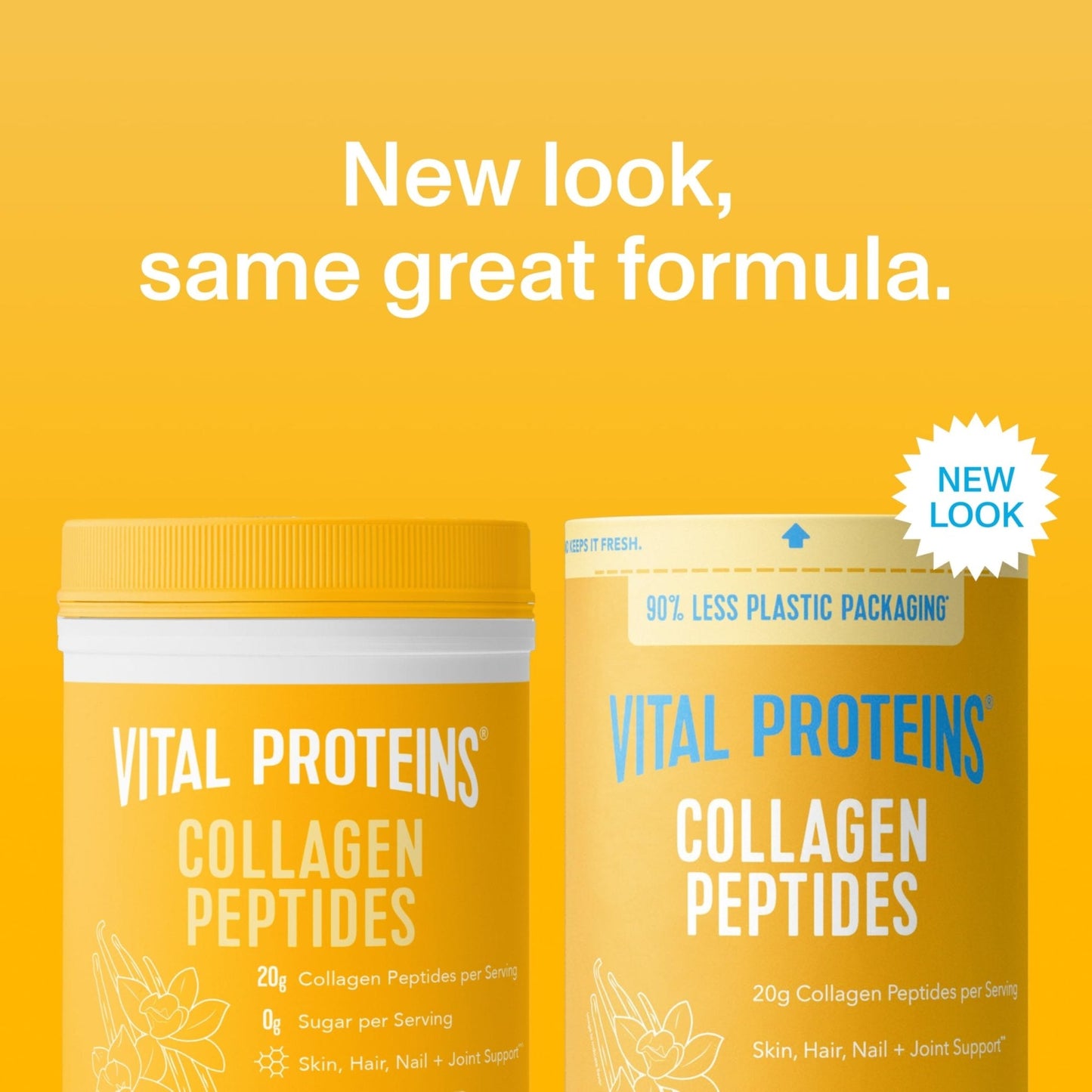 Vital Proteins Collagen Peptides Powder Vanilla - Supports Hair, Skin, Nails, Bones, Joints, Powder for Women - Maple Wellness Supplements