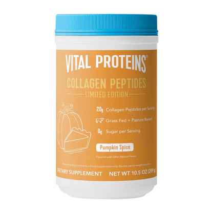 Vital Proteins® Pumpkin Spice Collagen Peptides, 20g Collagen Peptides, Healthy Hair, Skin, Nails & Joints - Maple Wellness Supplements