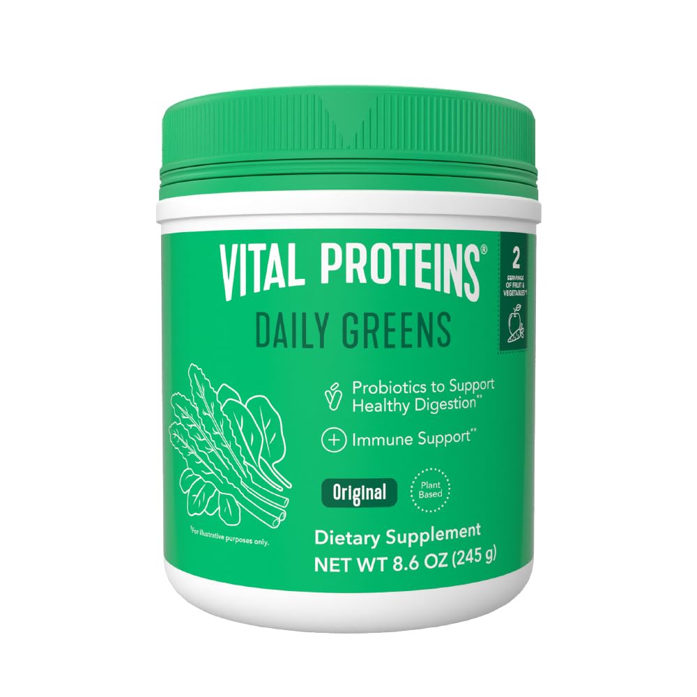 Vital Proteins Unflavored Daily Greens, 8.6 OZ - Maple Wellness Supplements