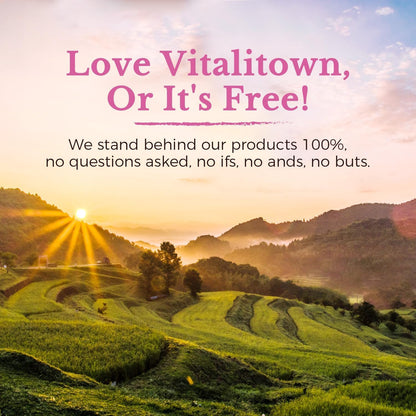 Vitalitown Women's Probiotics | 100 Billion CFUs 18 Strains | Prebiotics, VC & B6, Cranberry | Shelf Stable | Vaginal, Urinary - Maple Wellness Supplements