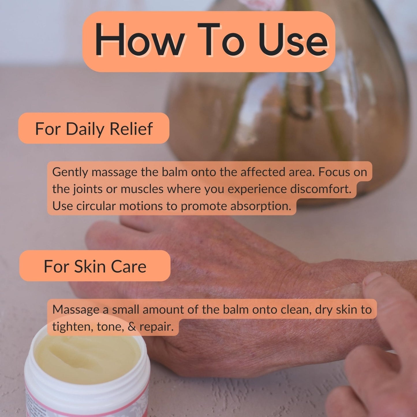 Vitality Extracts Frankincense Balm - 2oz, Boswellia Serrata, Beeswax, Olive Oil, Moisturizer for Dry, Cracked Skin, All Skin Types - Maple Wellness Supplements