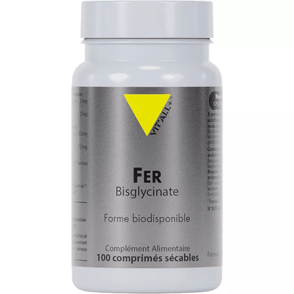 Vitall+ Iron Bisglycinate 27mg 100 divisible tablets - Maple Wellness Supplements