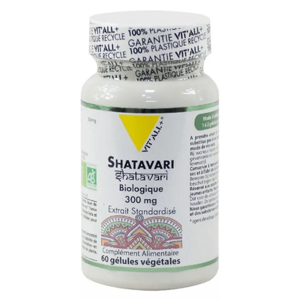 Vitall+ Shatavari Bio 300mg Standardized Extract 60 vegetarian capsules - Maple Wellness Supplements