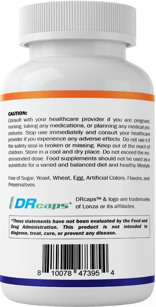 Vitamatic Akkermansia Muciniphila Gut Health - 60 DR Capsules (Delayed Released) - Made with Prebiotic Inulin Fiber - Maple Wellness Supplements