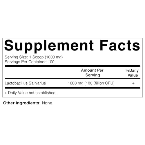 Vitamatic Lactobacillus Salivarius Probiotic Powder - Digestive Support - 100 Gram - Maple Wellness Supplements
