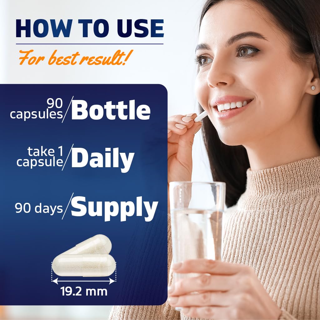 Vitamatic Lithium Orotate 20mg, 90 Capsules - Veggie Caps, Non-GMO, Gluten Free - Maple Wellness Supplements