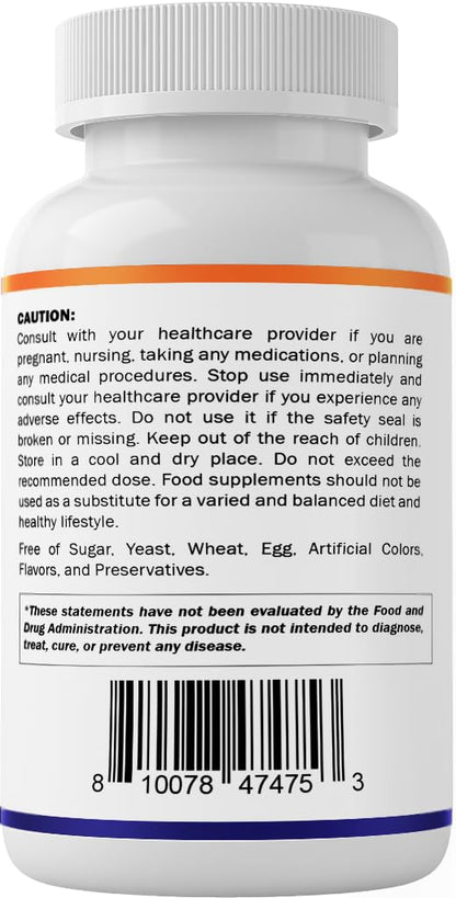 Vitamatic Lithium Orotate 5mg, 240 Veggie Capsules, Non-GMO, Gluten Free. - Maple Wellness Supplements