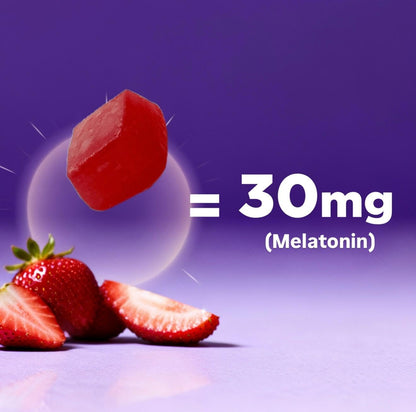Vitamatic Sugar Free Melatonin 30mg per Gummy - 60 Servings - 60 Vegetarian Gummies - Non-Habit Forming Supplement (60 Count (Pack of 1)) - Maple Wellness Supplements