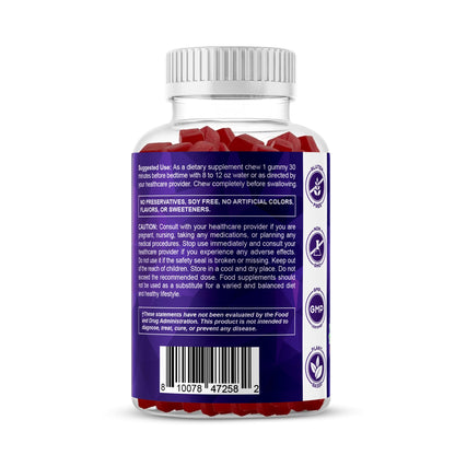 Vitamatic Sugar Free Melatonin 30mg per Gummy - 60 Servings - 60 Vegetarian Gummies - Non-Habit Forming Supplement (60 Count (Pack of 1)) - Maple Wellness Supplements