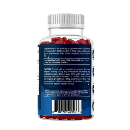 Vitamatic Sugar Free Melatonin 60 mg - 60 Vegetarian Gummies - Non-Habit Forming Supplement - Maple Wellness Supplements