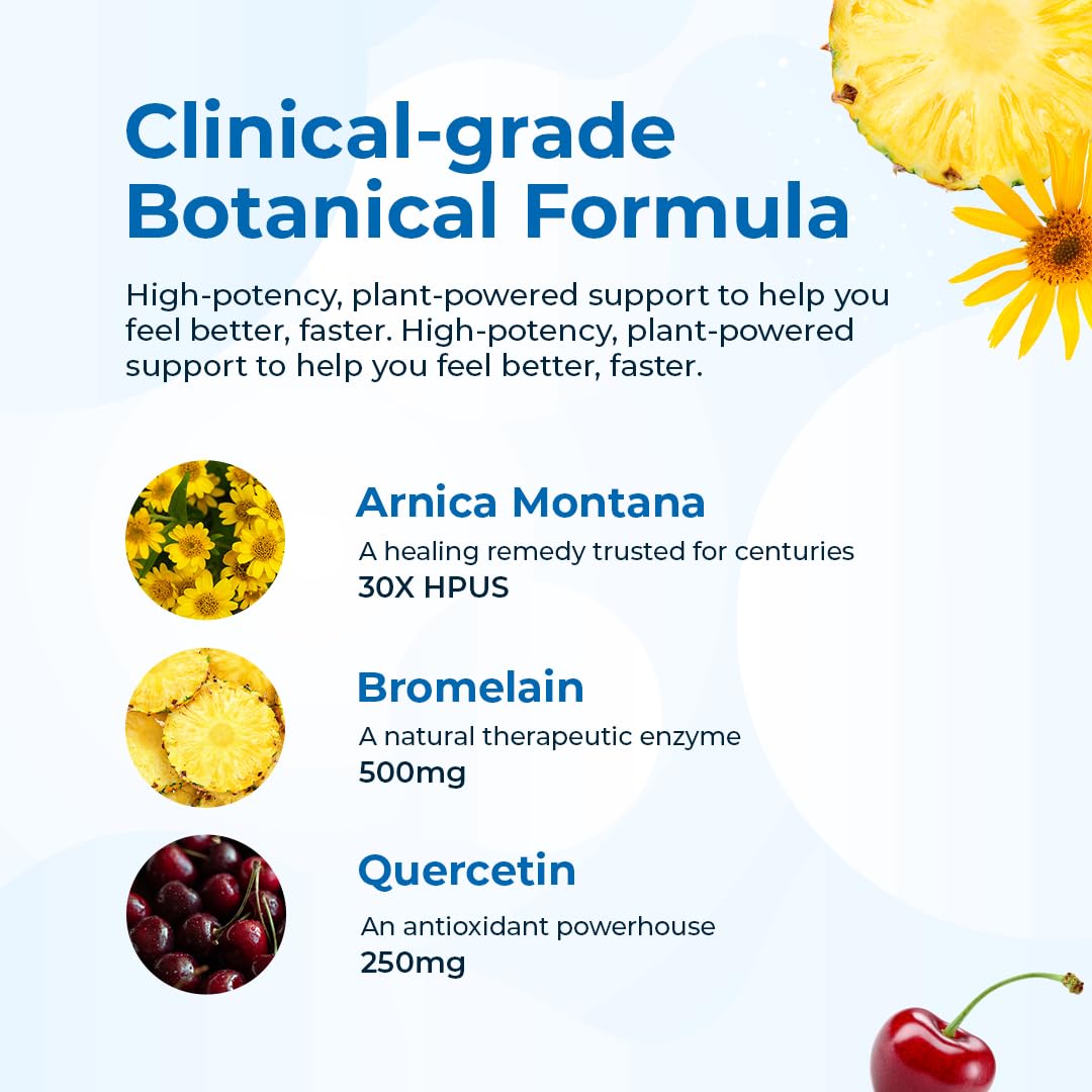 VitaMedica | Arnica Montana 30X and Bromelain with Quercetin Bundle | Arnica Montana | Bromelain | Quercetin | Recovery Bundle | Plant Based | Made in USA - Maple Wellness Supplements