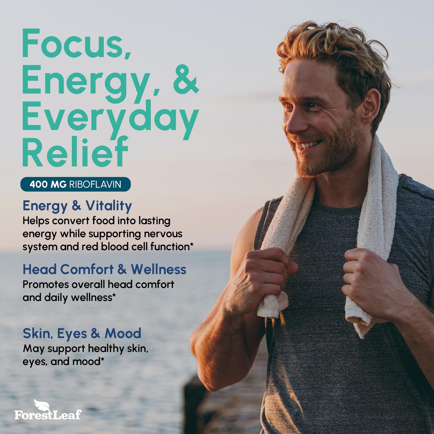 Vitamin B2 Riboflavin 400mg - Energy, Skin & Cellular Health Supplement - Nervous System Support - Vitamin B 2 Vit B - Non-GMO & Gluten Free - B2 Vitamin 400mg - Maple Wellness Supplements