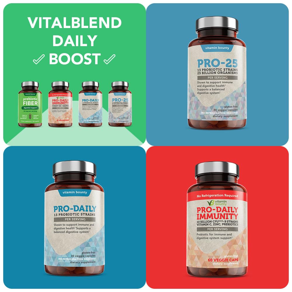 Vitamin Bounty Prebiotic Capsules - PreforPro® Prebiotics Supplement for Women & Men Digestive Health & Advanced Gut Health – No Fiber, No Bloating - Maple Wellness Supplements