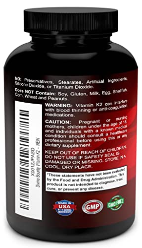 Vitamin K2 (MK7 & MK4) with D3 Supplement - Vitamin K & D as MK-7 100mcg, MK-4 500mcg - Maple Wellness Supplements