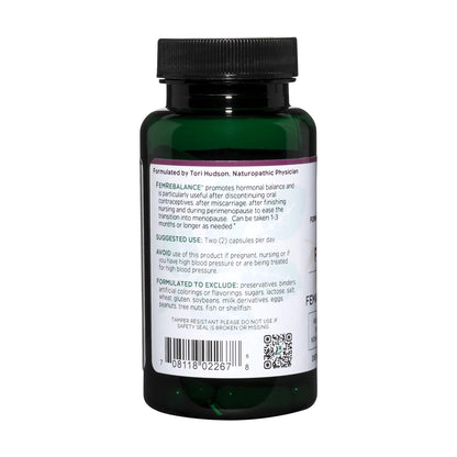 Vitanica FemRebalance, Hormone Balance Support for Women, Vegan, 60 Capsules - Maple Wellness Supplements