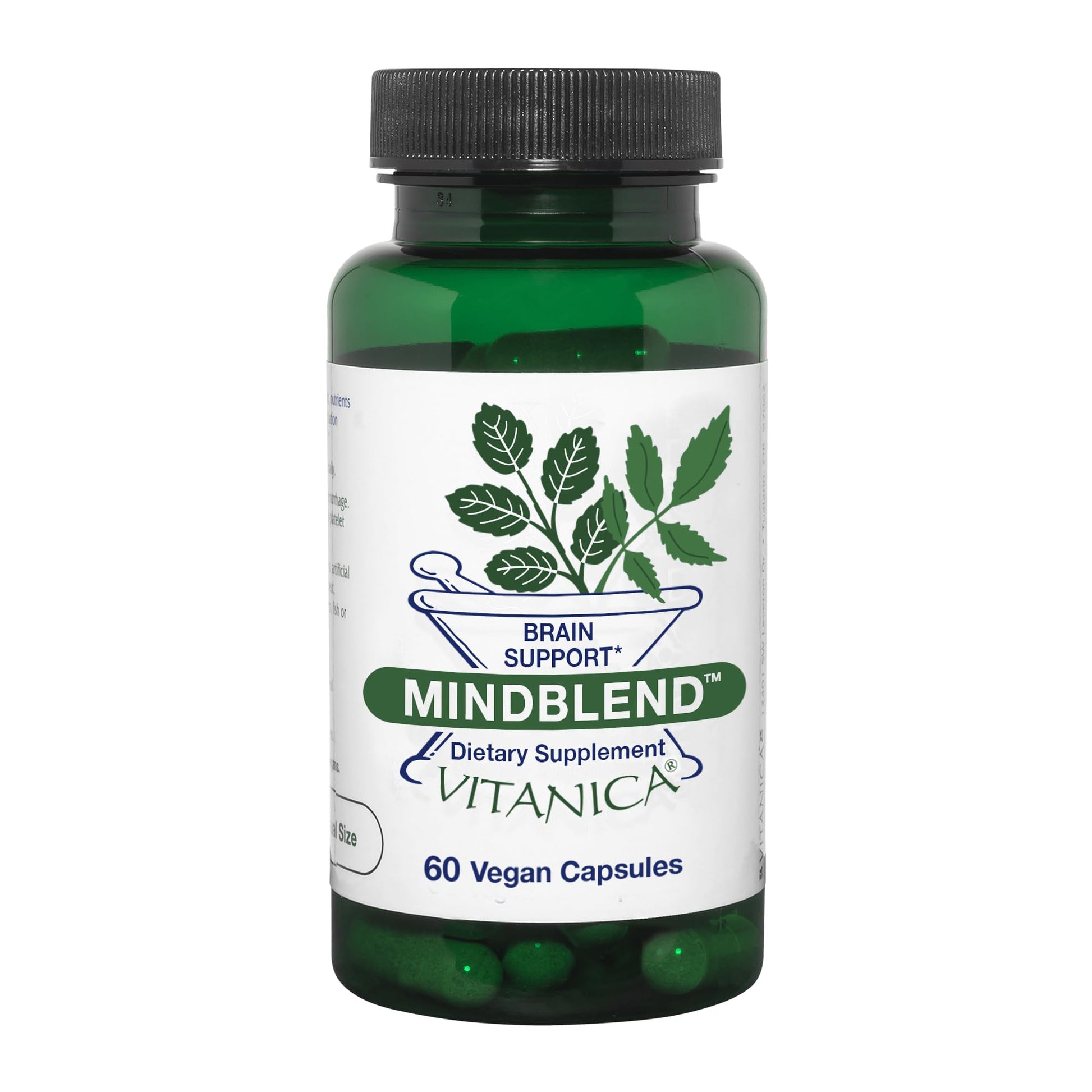 Vitanica MindBlend, Brain Support, Vegan, 60 Capsules - Maple Wellness Supplements