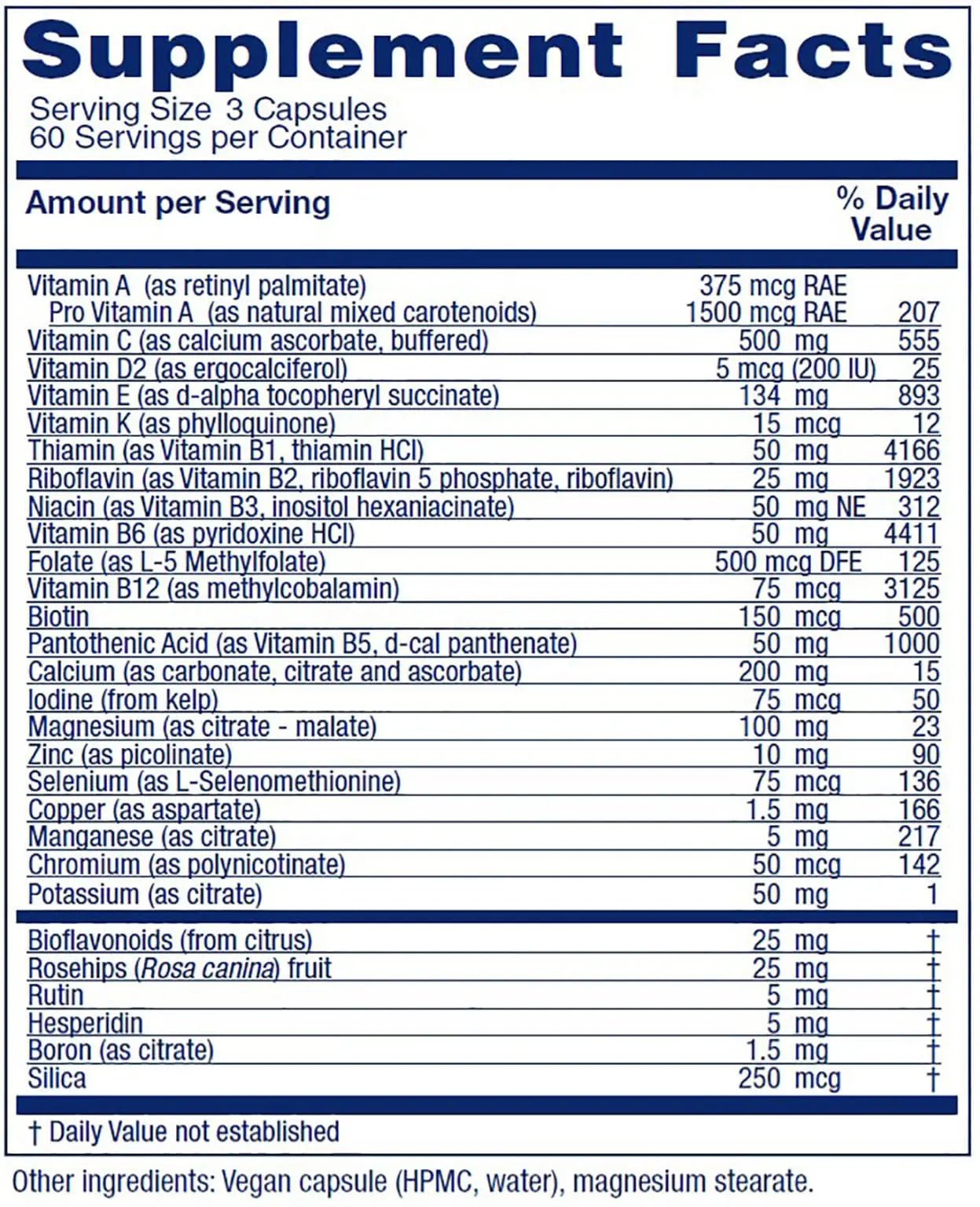 Vitanica Women's Symmetry, High Potency Daily Multivitamin, Vegan/Vegetarian, 180 Capsules - Maple Wellness Supplements