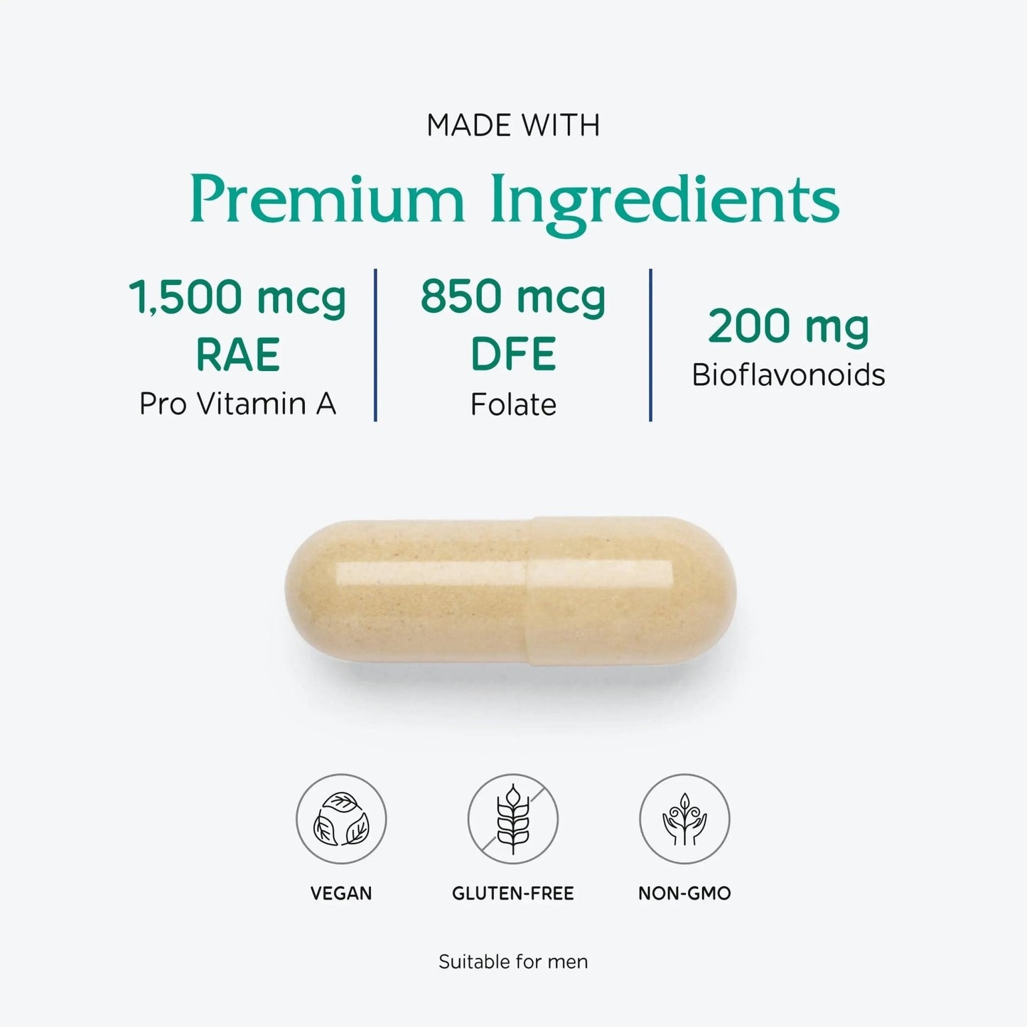 Vitanica Women's Symmetry, High Potency Daily Multivitamin, Vegan/Vegetarian, 180 Capsules - Maple Wellness Supplements