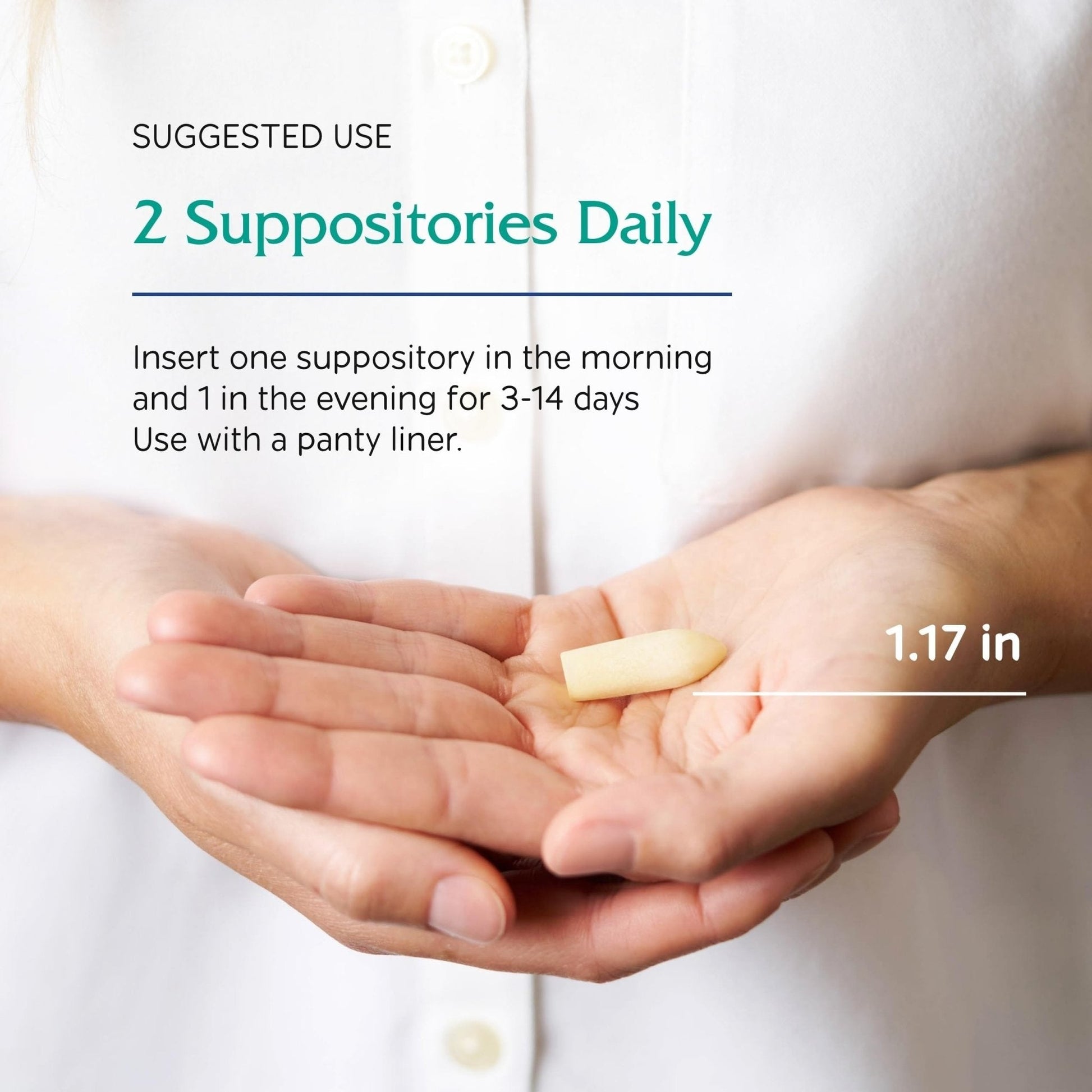Vitanica Yeast Arrest, Homeopathic Vaginal Suppositories, for Yeast Infection Symptoms, Relieves Burning, Itching & Discharge, with Boric Acid, Tea Tree Oil & Probiotics, Vegan (Pro Logo, 14ct) - Maple Wellness Supplements