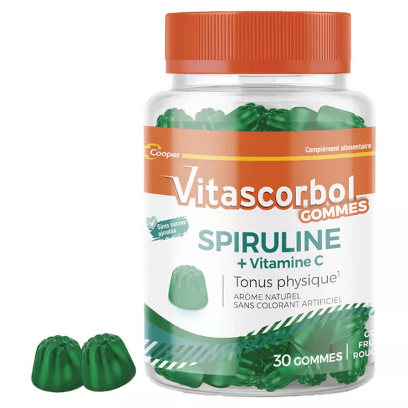 Vitascorbol Gummies Spirulina + Vitamin C 30 gummies - Maple Wellness Supplements
