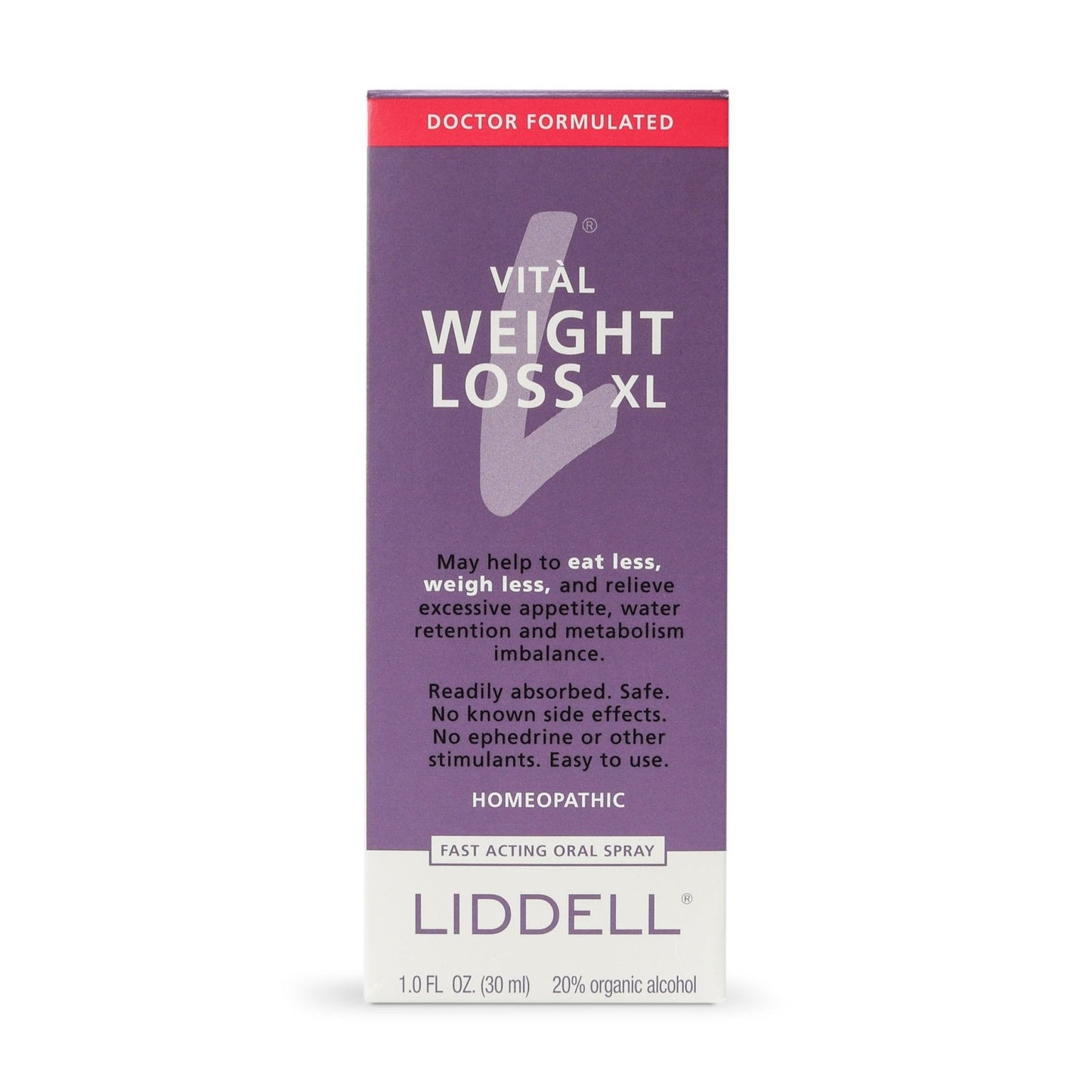 VITL Weight Loss XL Liddell Homeopathic 1 oz Liquid - Maple Wellness Supplements