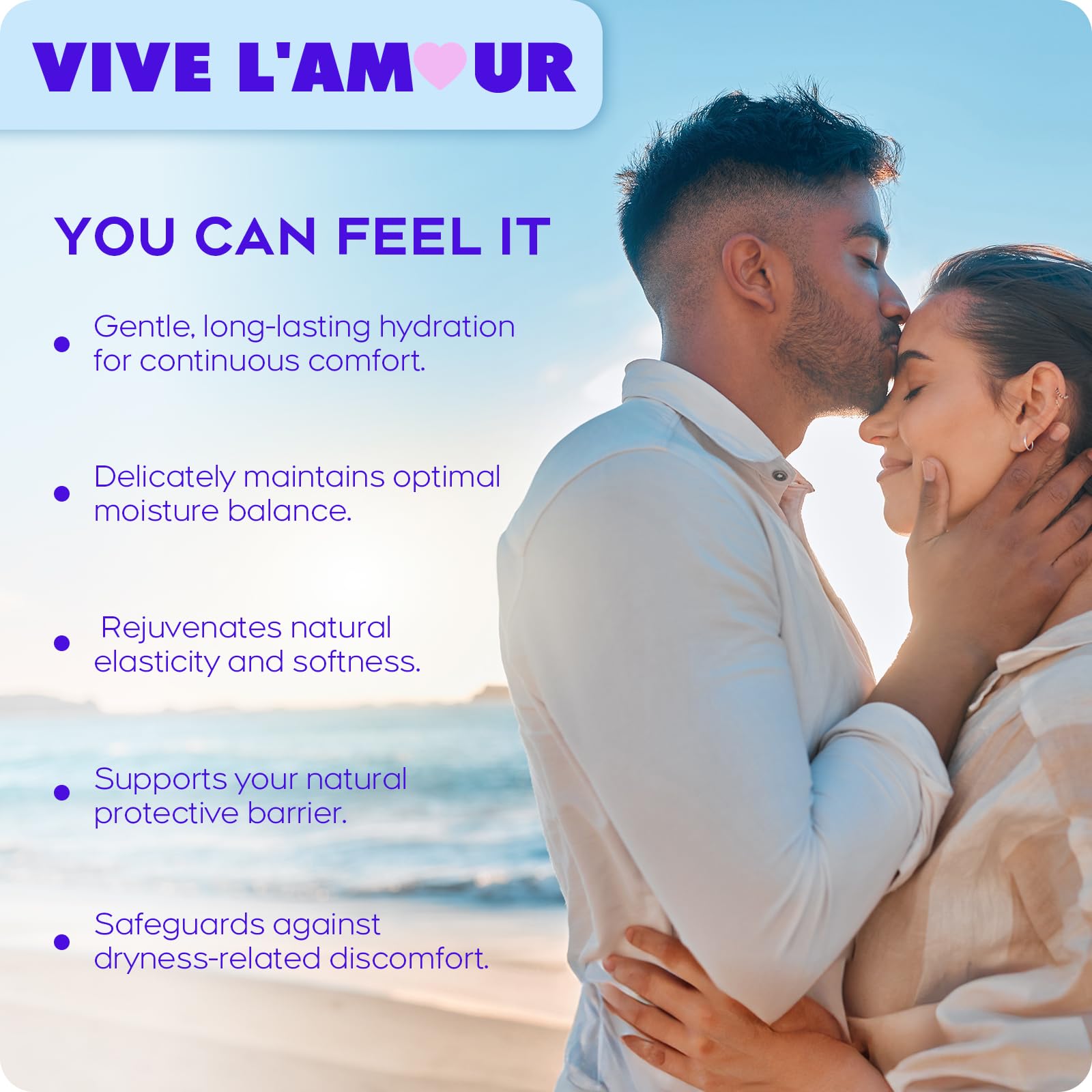 Vive L'Amour 15mg Hyaluronic Acid Vaginal Suppositories (2-Pack, 24 Count), Vaginal Moisturizer, Continuous Hydration, Relieves Vaginal Dryness, Restores Natural Softness & Elasticity, Vaginal Health - Maple Wellness Supplements