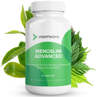 VoomVaya MenoSlim Advanced Menopause Weight Loss for Women – Menopause & Perimenopause Supplement for Women – Supports Healthy Metabolism & Overall Wellness – 60 Capsules - Maple Wellness Supplements